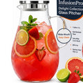 One Gallon Delight Glass Pitcher with Lid