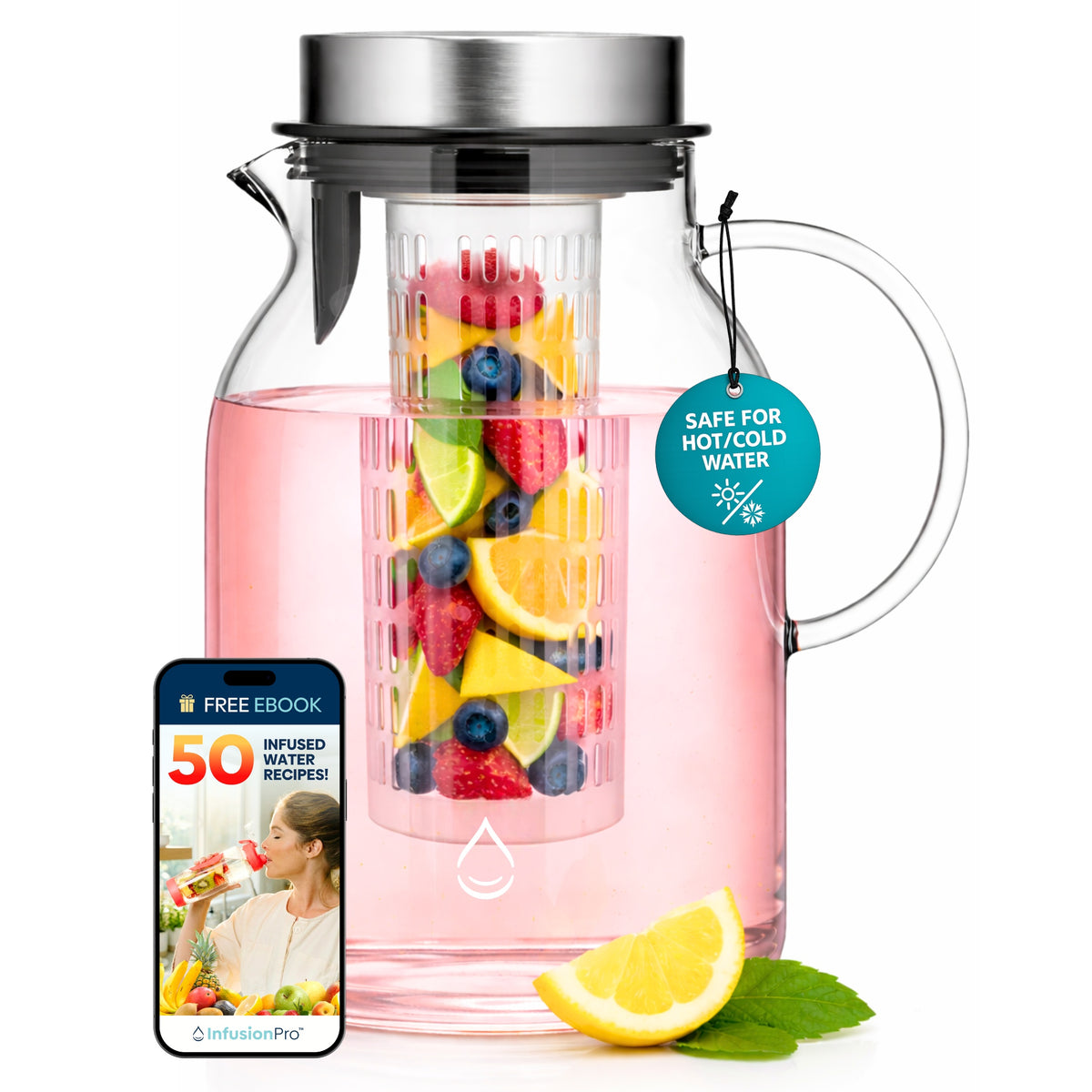 64 oz Tranquil Infuser Pitcher