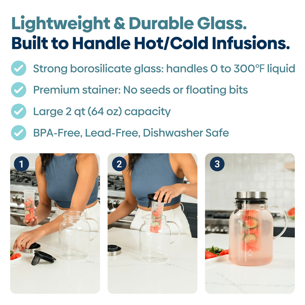 64 oz Tranquil Infuser Pitcher