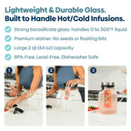 64 oz Tranquil Infuser Pitcher