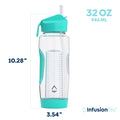 32 oz Adventure Fruit Infuser Water Bottle